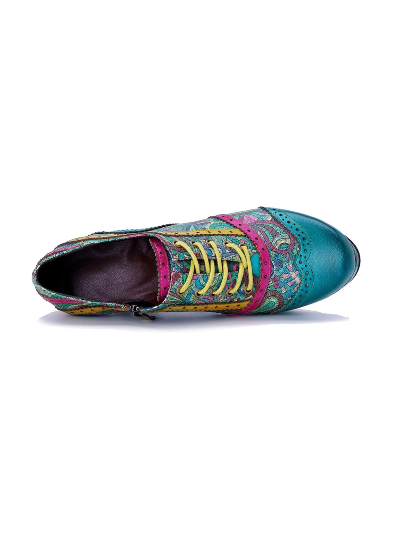 Soffia | Citrus Splash Leather Oxford - Image 10