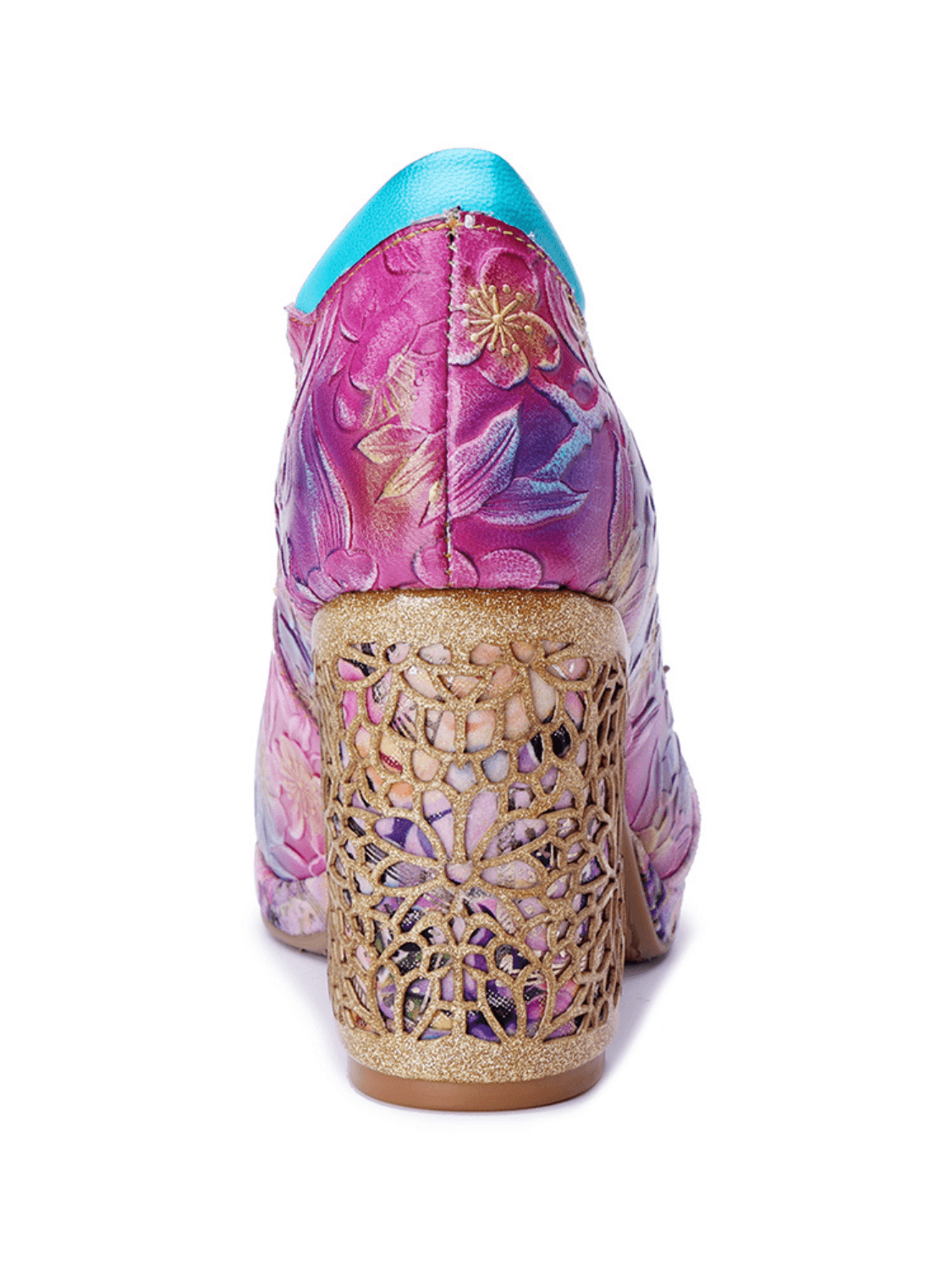 Soffia | Sweet Garden Floral Leather Pump - Image 10