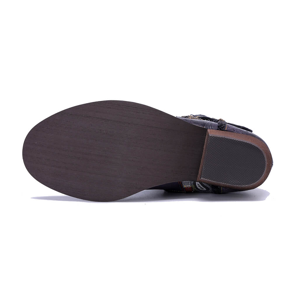 Soffia | Moment In Time Paisley Leather Western Boots - Image 10