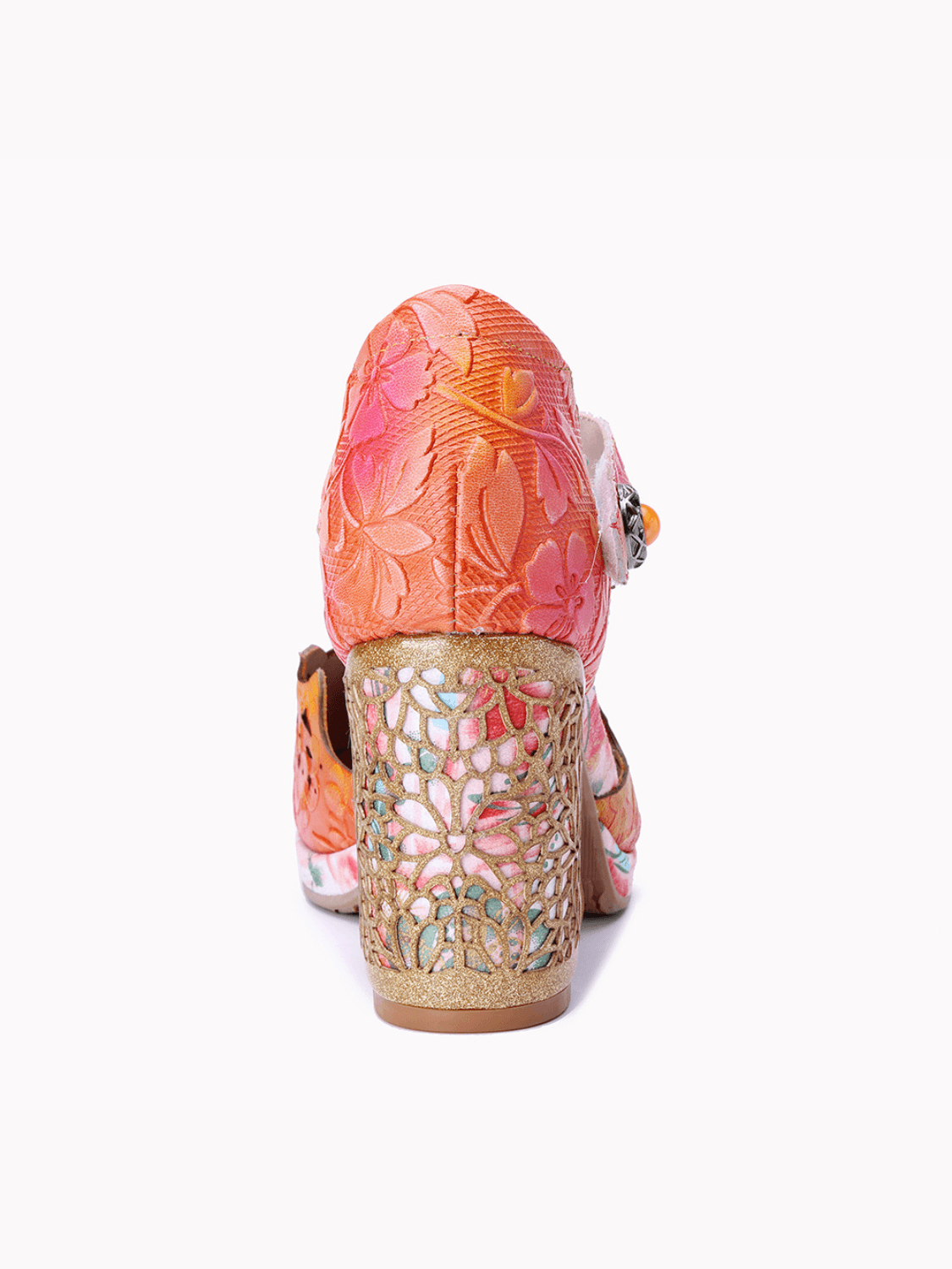 Soffia | Kortnie Floral Perforated Classic Pump - Image 10