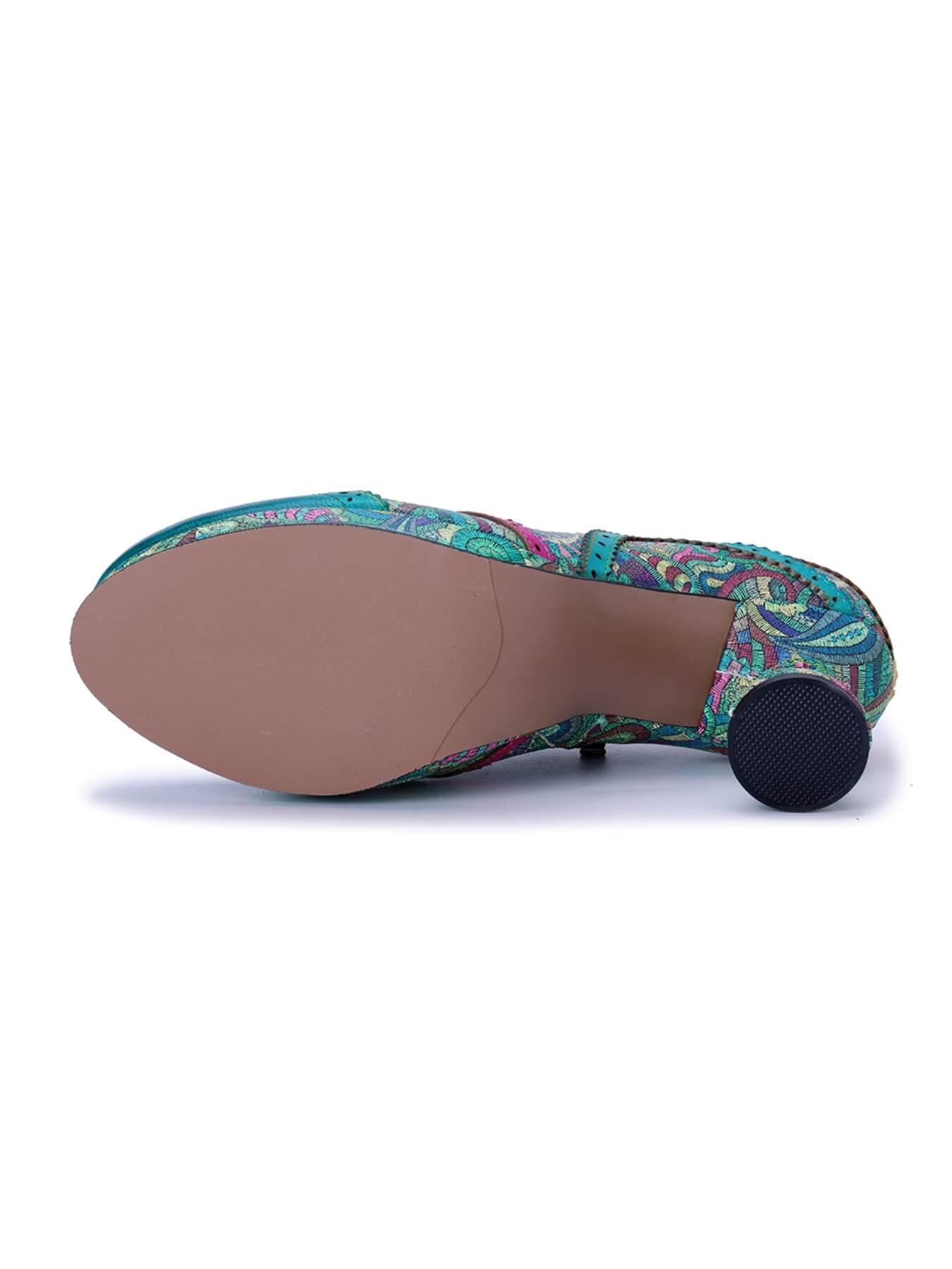 Soffia | Citrus Splash Leather Oxford - Image 11