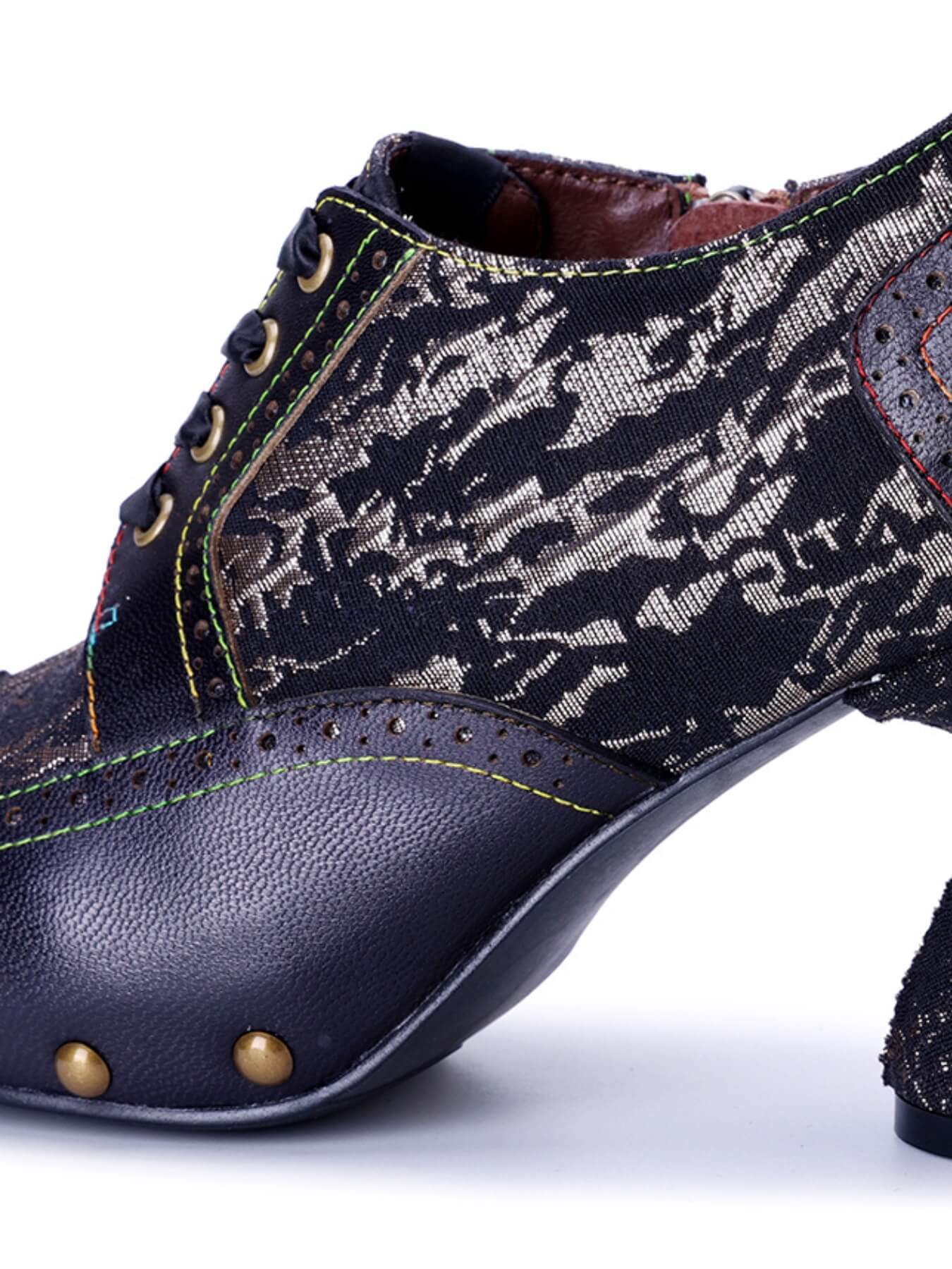 Soffia | Maja Embellished Leather Oxford - Image 12
