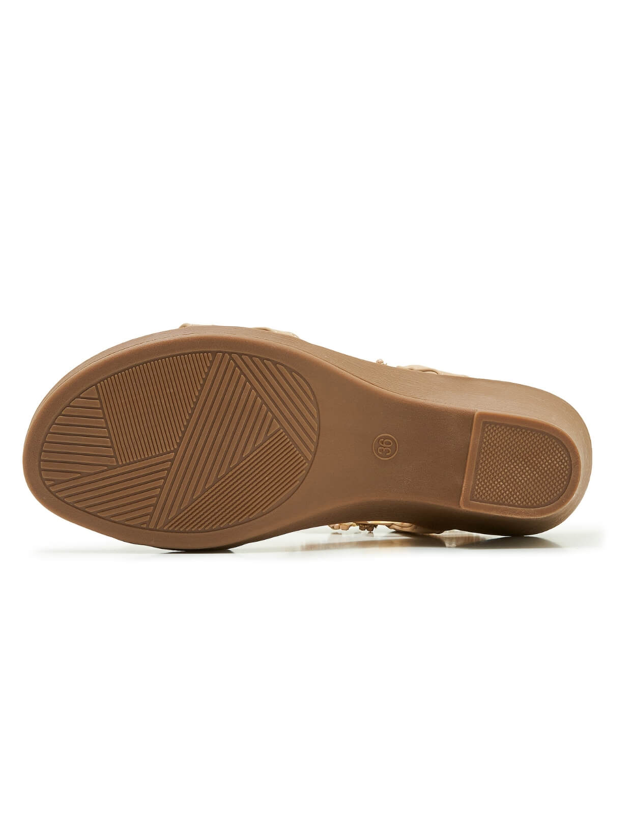 Siketu | Jaide Rhinestone Beaded Footbed Sandal - beige - Image 5