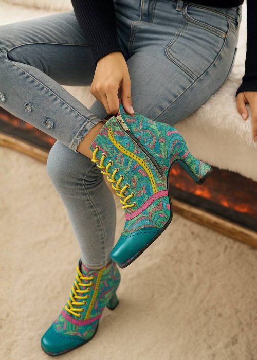 Soffia | Citrus Splash Leather Oxford