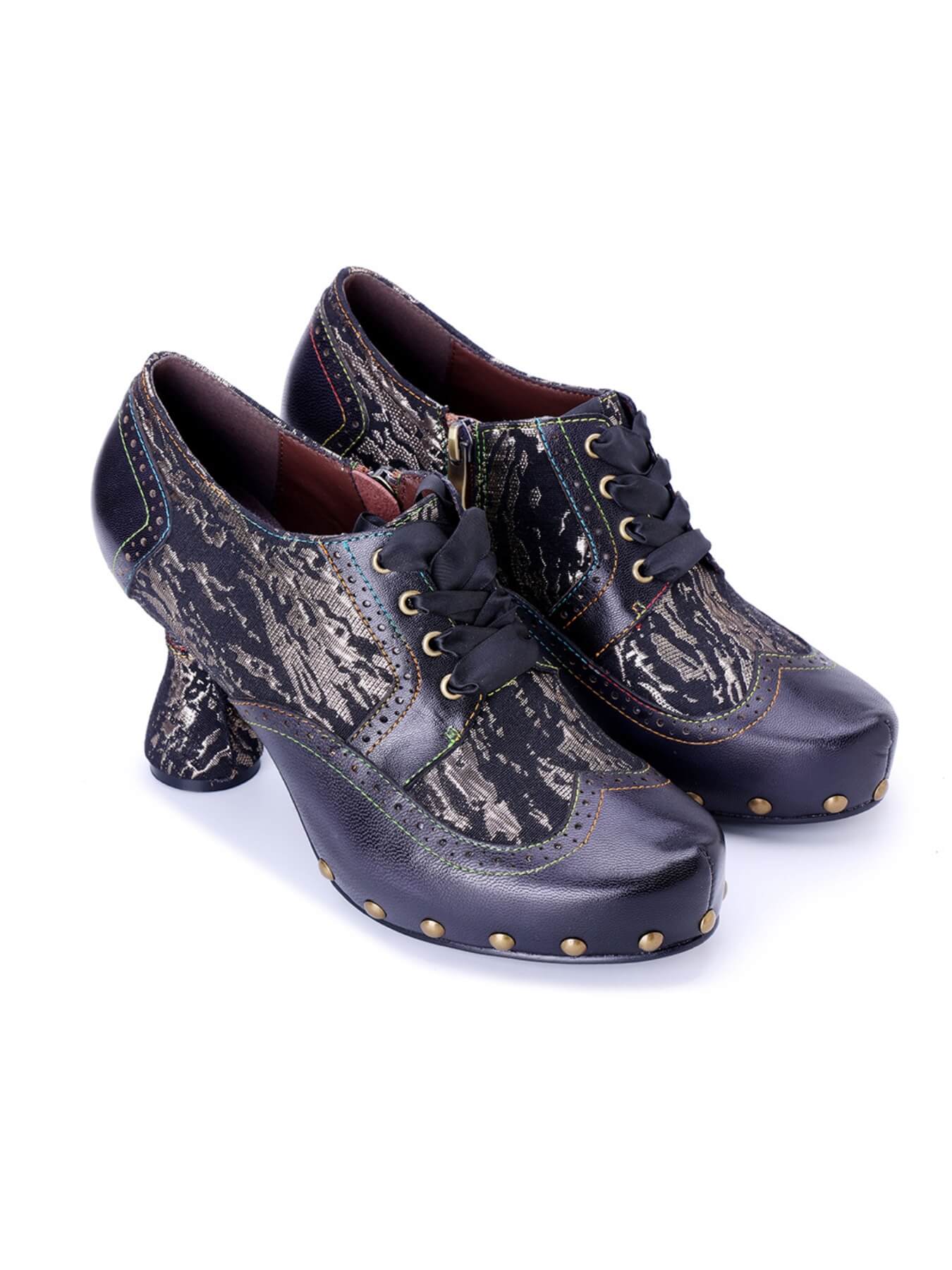 Soffia | Maja Embellished Leather Oxford - Image 3