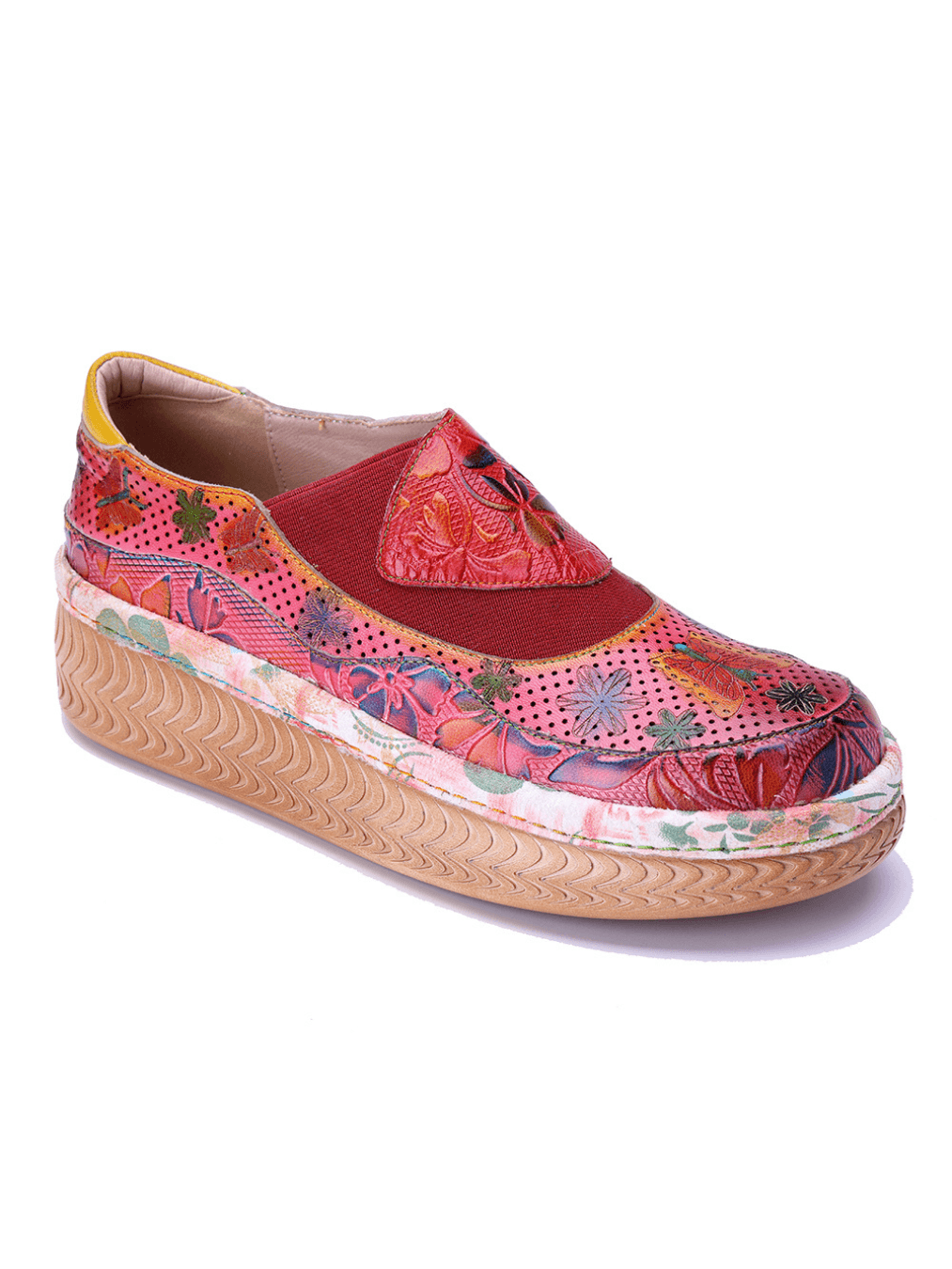 Soffia | Sol Muse Floral Leather Loafer - Image 3
