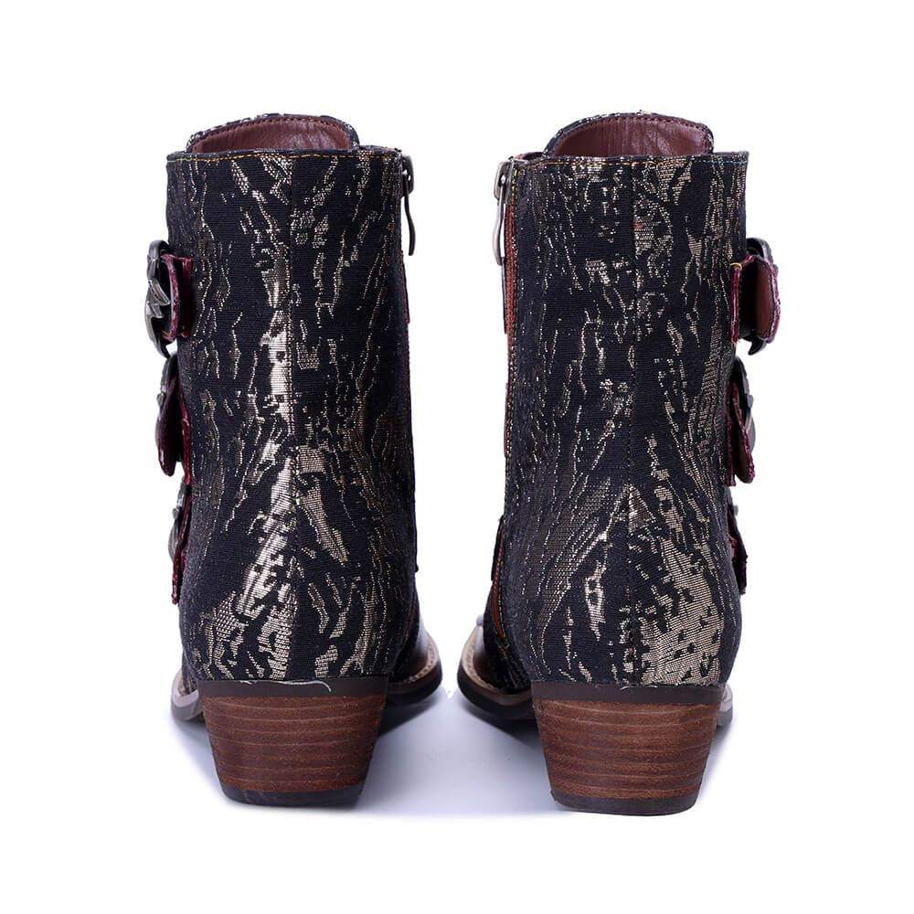 Soffia | Desert Doll Golden Finder Leather Western Boots - Image 6