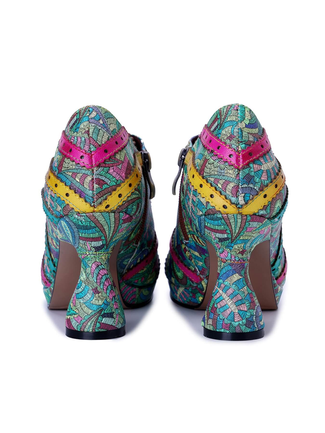 Soffia | Citrus Splash Leather Oxford - Image 6
