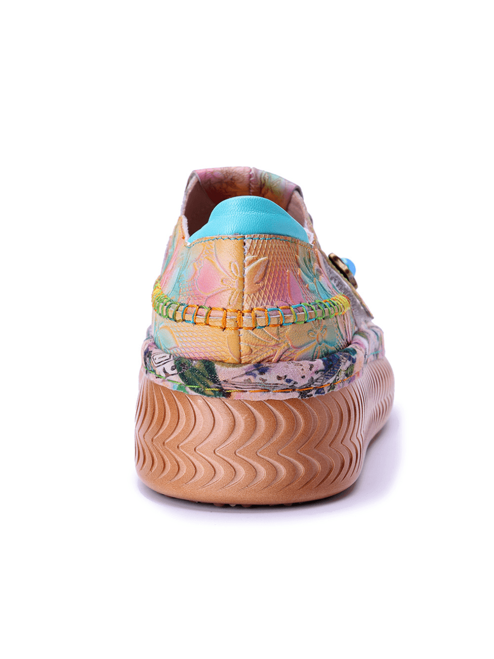 Soffia | Island Floral Printed Leather Loafer - Image 7