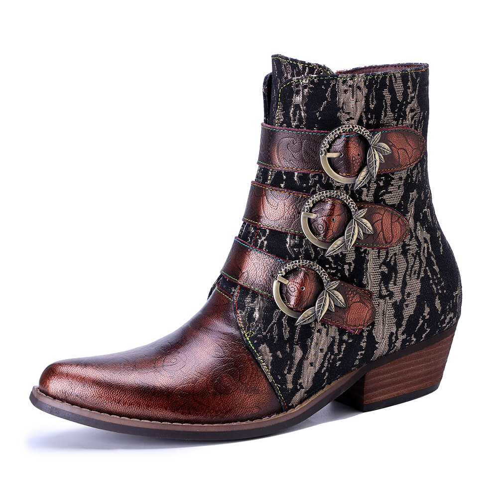 Soffia | Desert Doll Golden Finder Leather Western Boots - Image 7