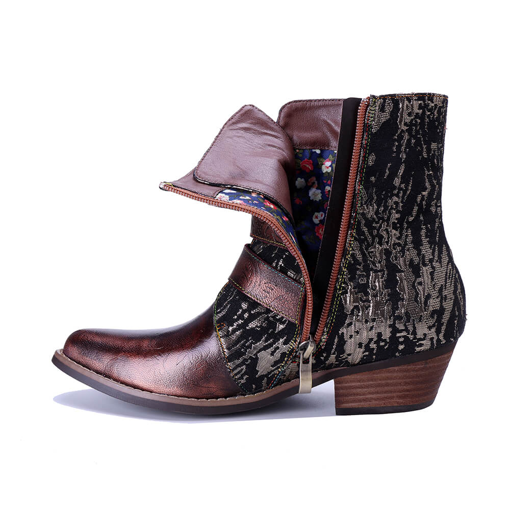 Soffia | Desert Doll Golden Finder Leather Western Boots - Image 8
