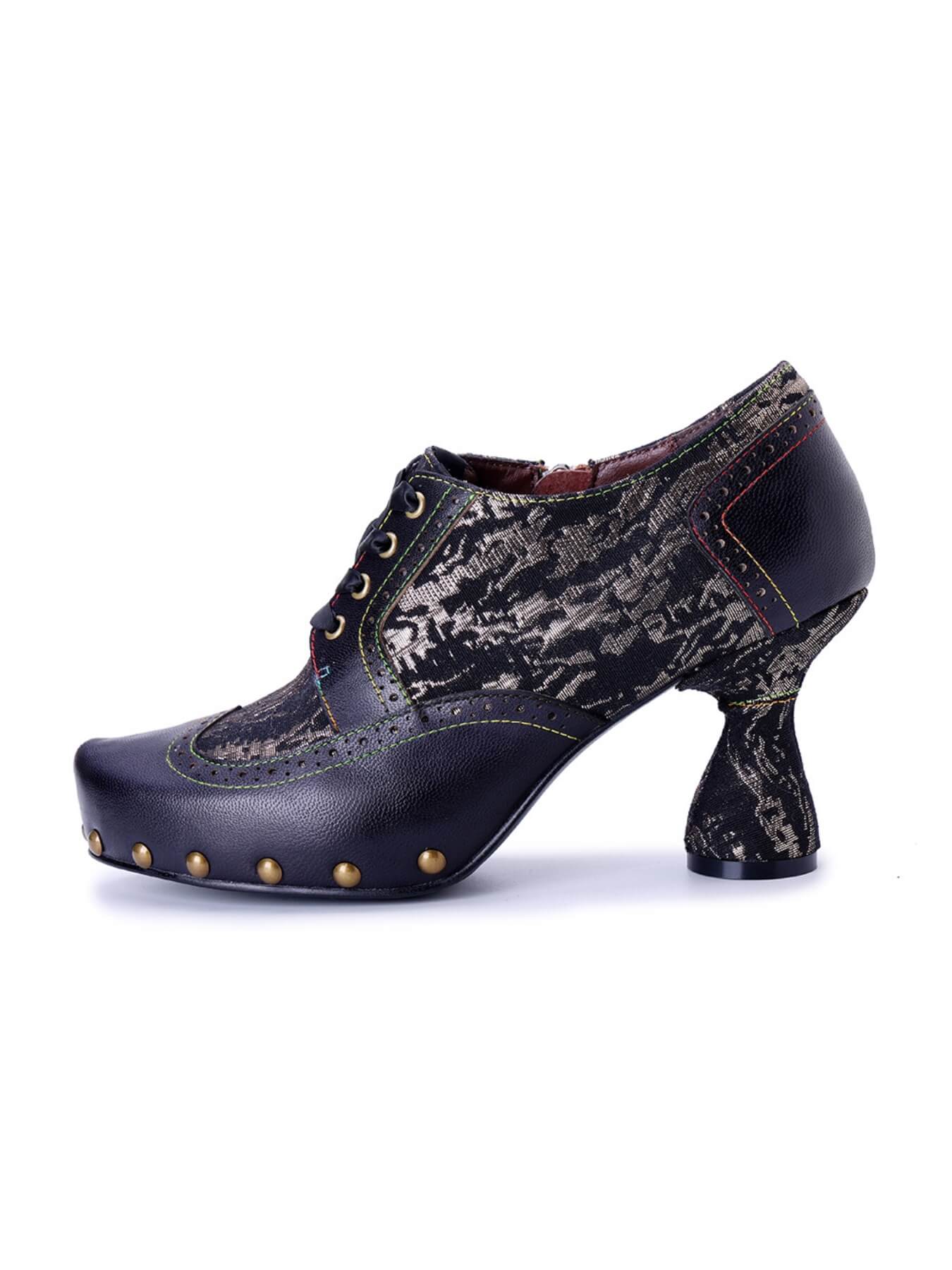 Soffia | Maja Embellished Leather Oxford - Image 8