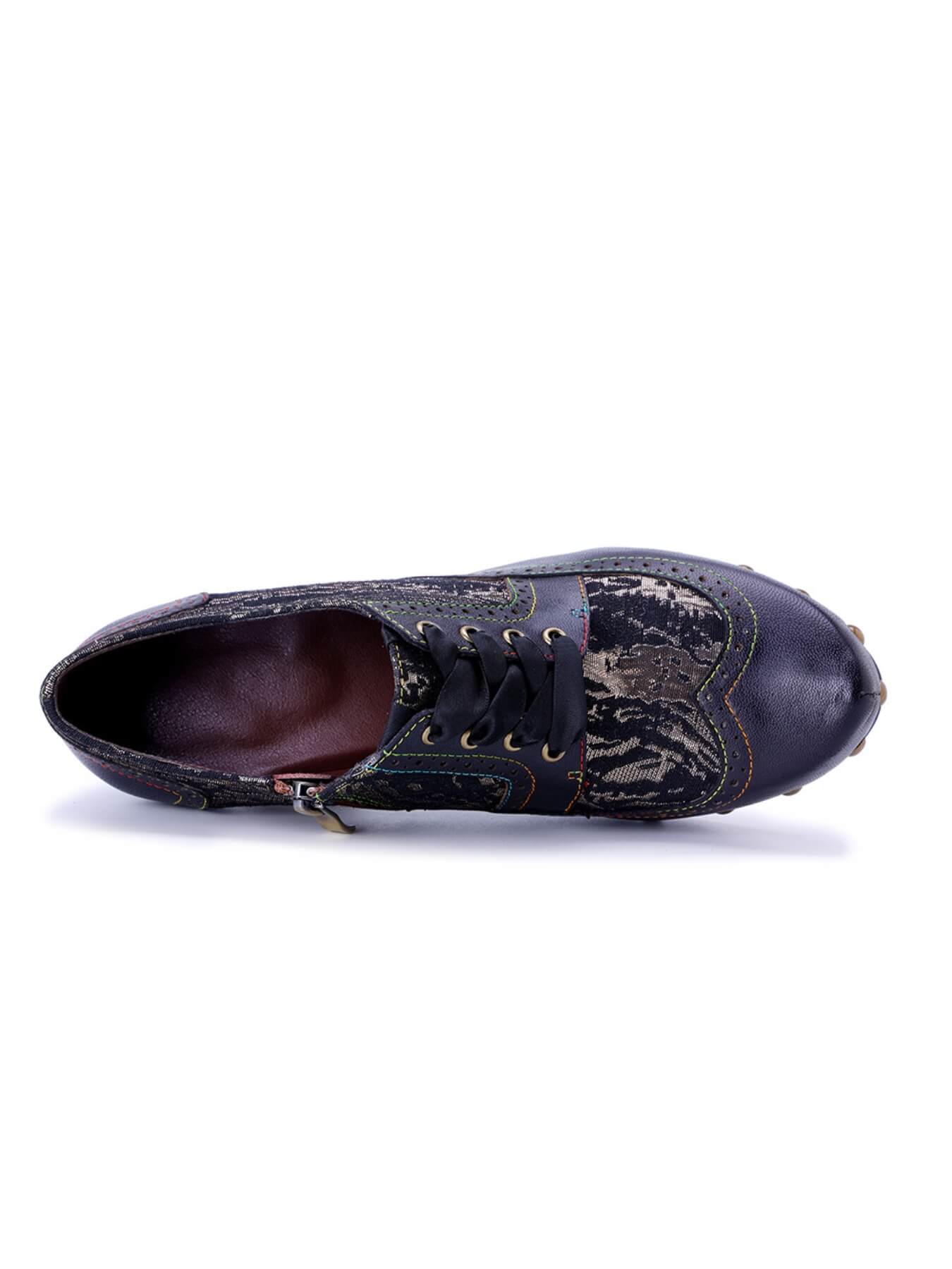 Soffia | Maja Embellished Leather Oxford - Image 9