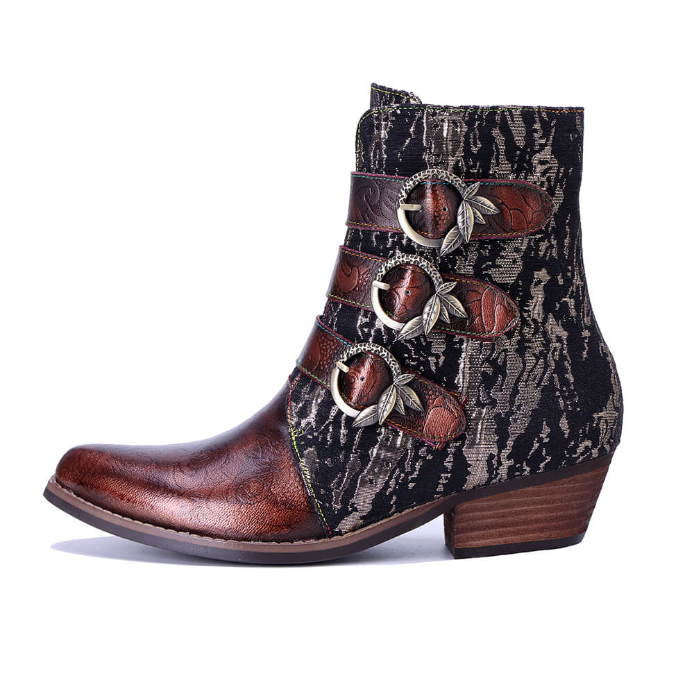 Soffia | Desert Doll Golden Finder Leather Western Boots - Image 9