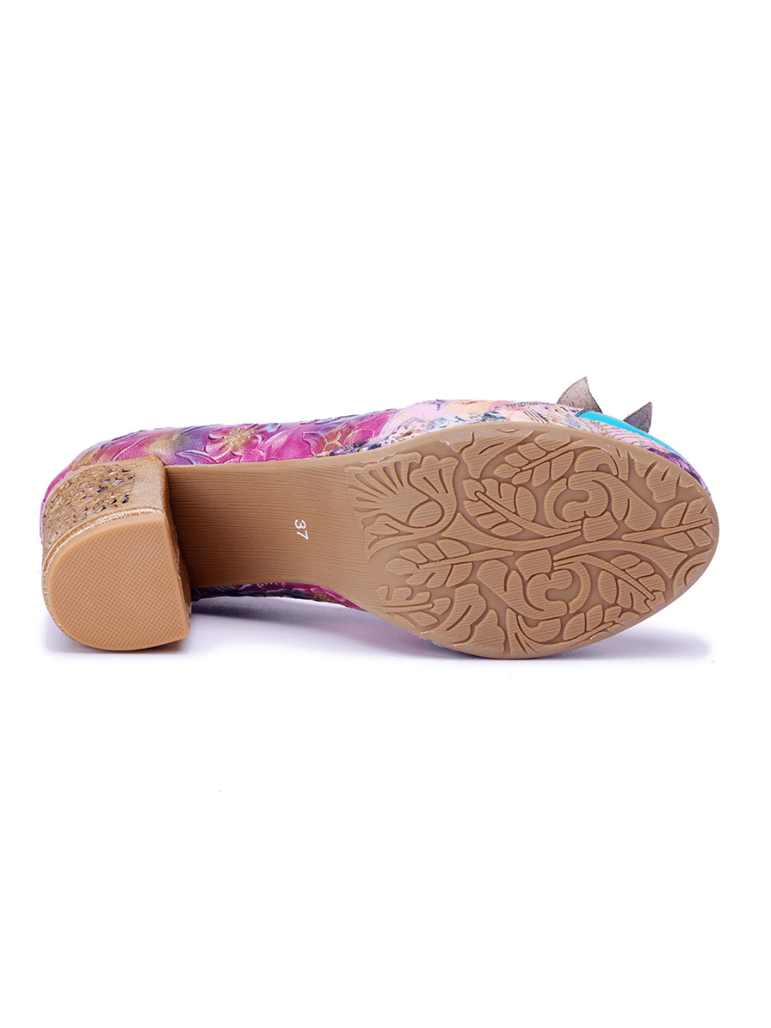 Soffia | Sweet Garden Floral Leather Pump - Image 9