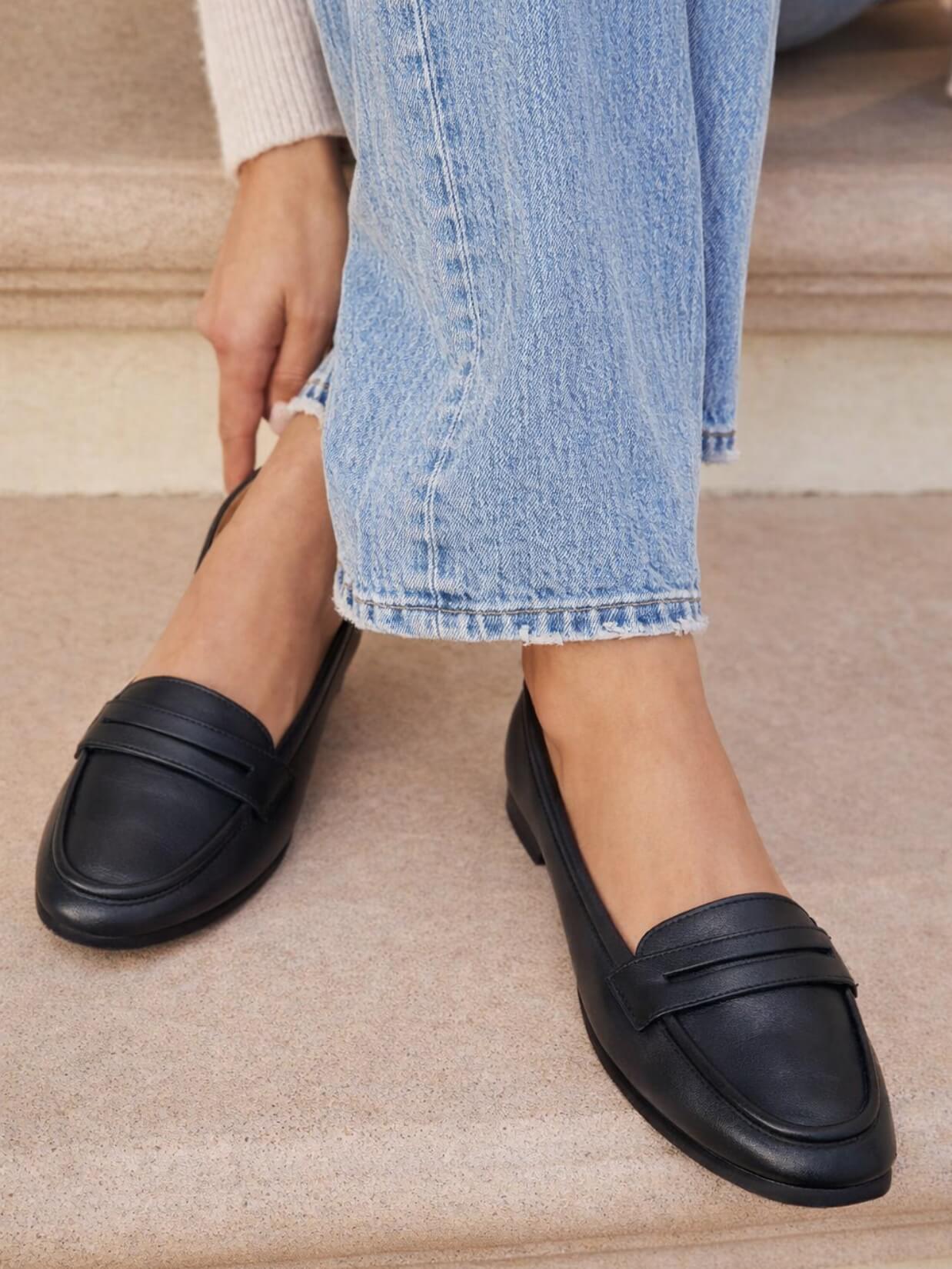 Siketu | Sloana Comfy Flat Loafer - black