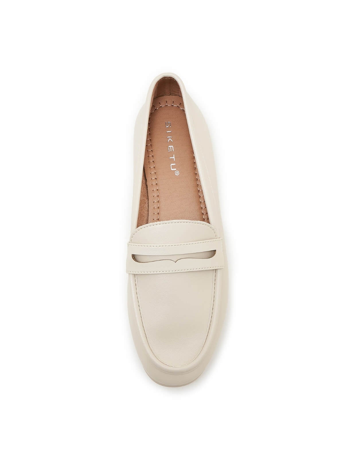 Siketu | Sloana Comfy Flat Loafer - cream - Image 5